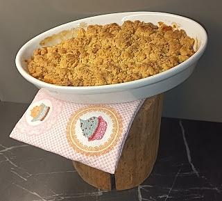 Jabłka zapiekane pod kruszonką