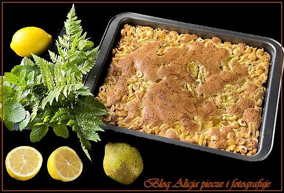 Frangipane – Tarta z gruszkami
