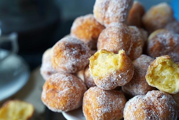 Błyskawiczne pączki na mascarpone