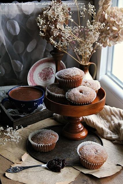 Muffinki a'la pączki