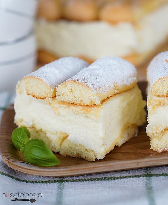 Ciasto bez pieczenia na biszkoptach