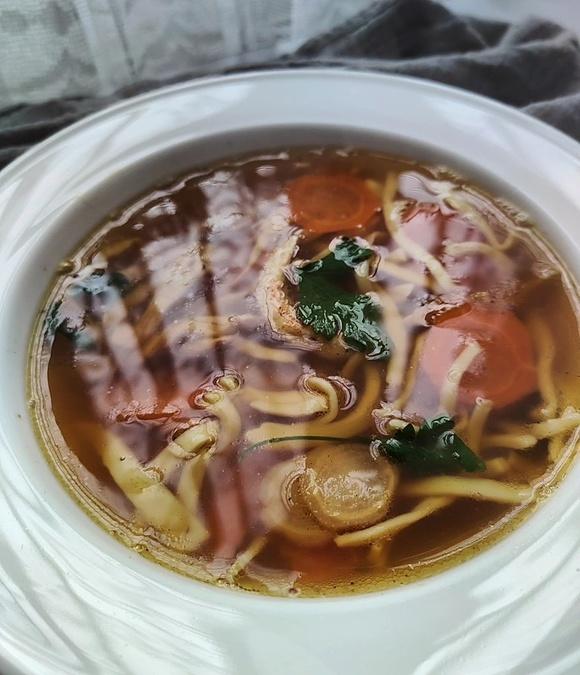 Pieczony rosół polski klasyk aromatyczny głęboki smak