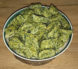 Kopytka ziemniaczano-szpinakowe