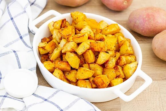 Pieczona kostka ziemniaczana