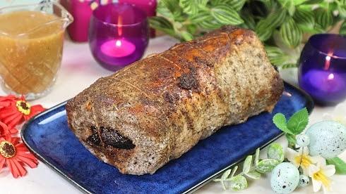Schab ze śliwkami – smaczne danie z piekarnika