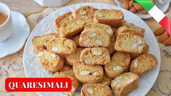 Sycylijskie ciasteczka migdałowe wielkanocne Quaresimali