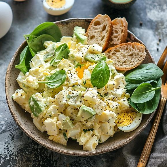 Sałatka jajeczna z awokado - przepis na świąteczne menu