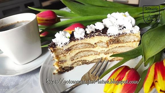 Sernikowy torcik a'la tiramisu