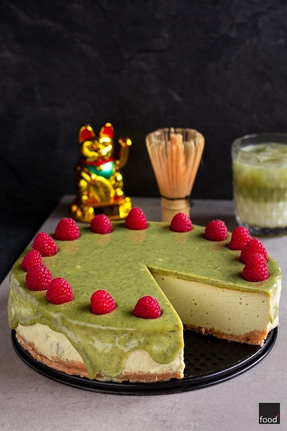Sernik matcha