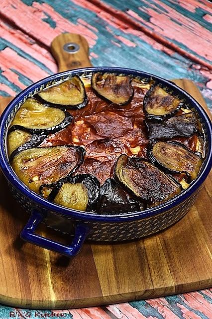 Zapiekanka warzywna z chorizo