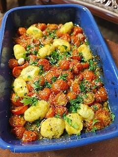 Gnocchi z pomidorkami koktajlowymi