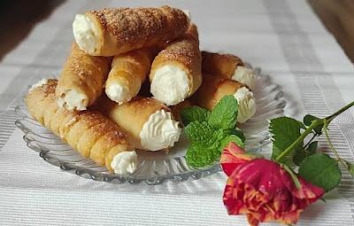 Rurki z kremem mascarpone