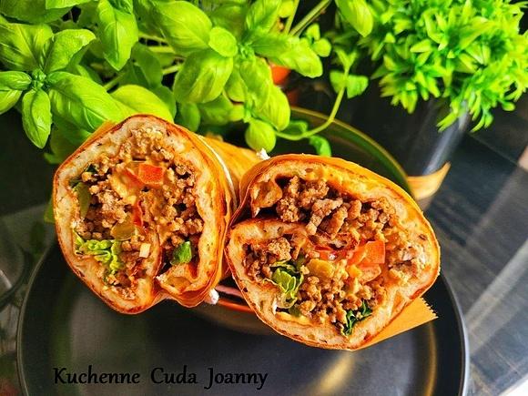 Keto wrap ala hamburger