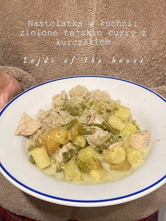 Zielone tajskie curry z kurczakiem
