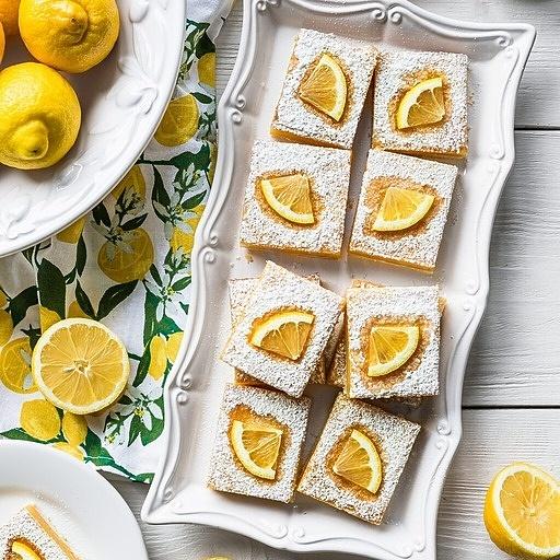 Lemon Bars – cytrynowe kostki