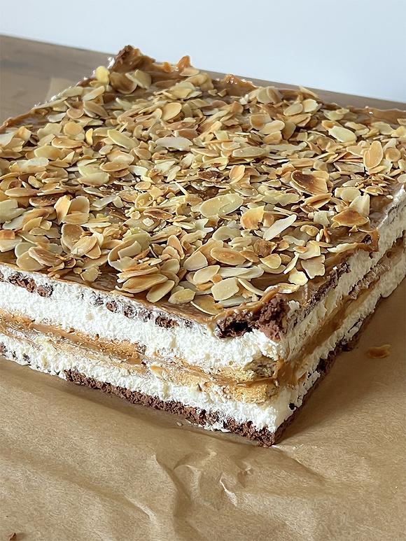 Rewelacyjne ciasto na herbatnikach w 15 minut bez pieczenia