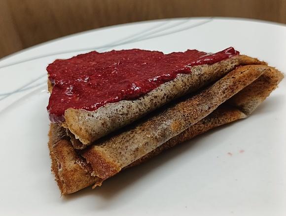 Keto czekoladowe naleśniki