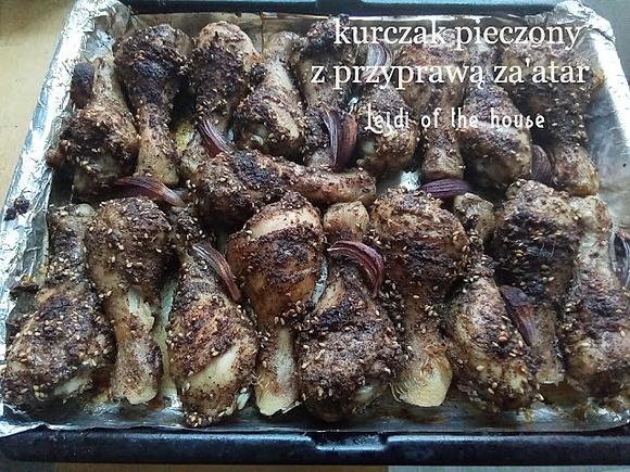 Kurczak pieczony z przyprawą za'atar