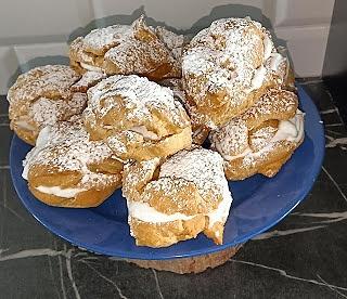 Ptysie ze śmietanką