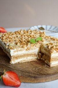 Biały Snickers bez pieczenia