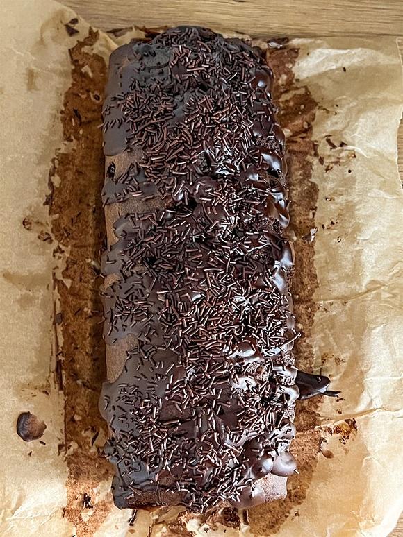 Ciasto czekoladowe z keksówki