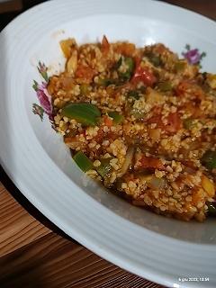 Kasza bulgur z warzywami