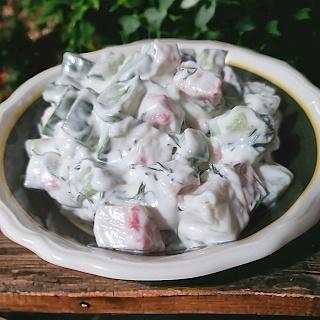 Dietetyczna Sałatka z Surimi