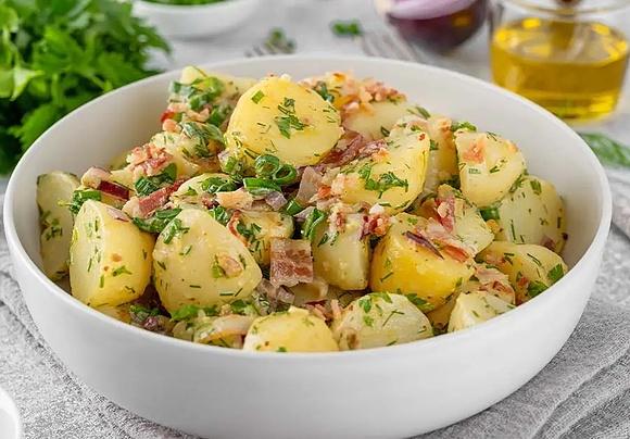 Smażone ziemniaki z boczkiem