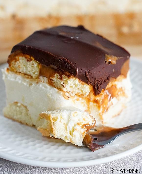Ciasto Twix bez pieczenia