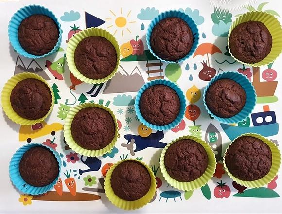 Ekspresowe muffinki kakaowe z fasoli