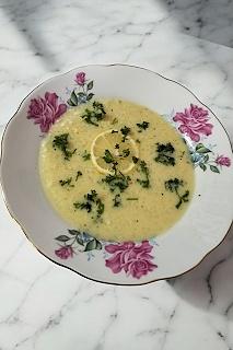Grecka zupa cytrynowa