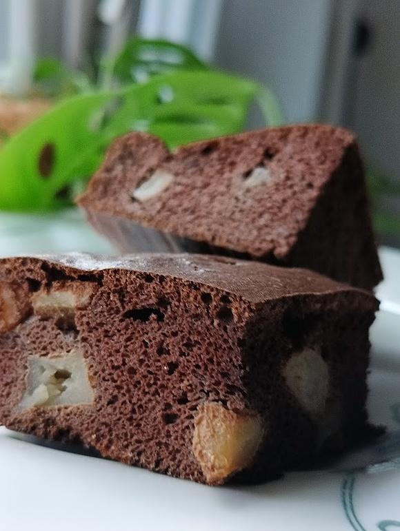 Keto kakaowe bambusowe ciasto z jabłkami