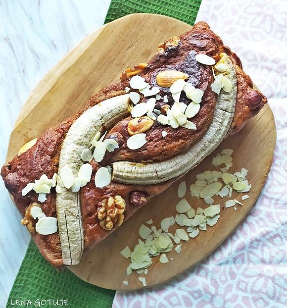Chlebek bananowo-dyniowy