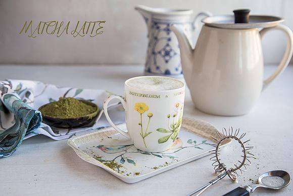 Waniliowa Matcha Latte