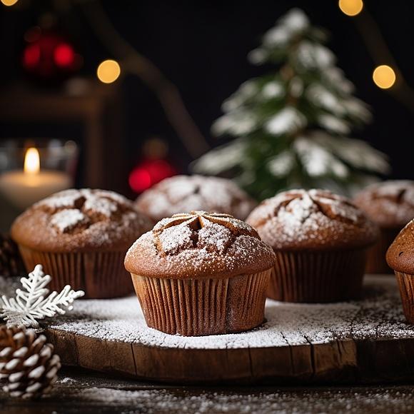 Świąteczne muffiny piernikowe