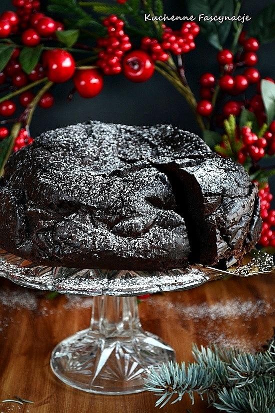 Ciasto czekoladowe bez cukru i glutenu