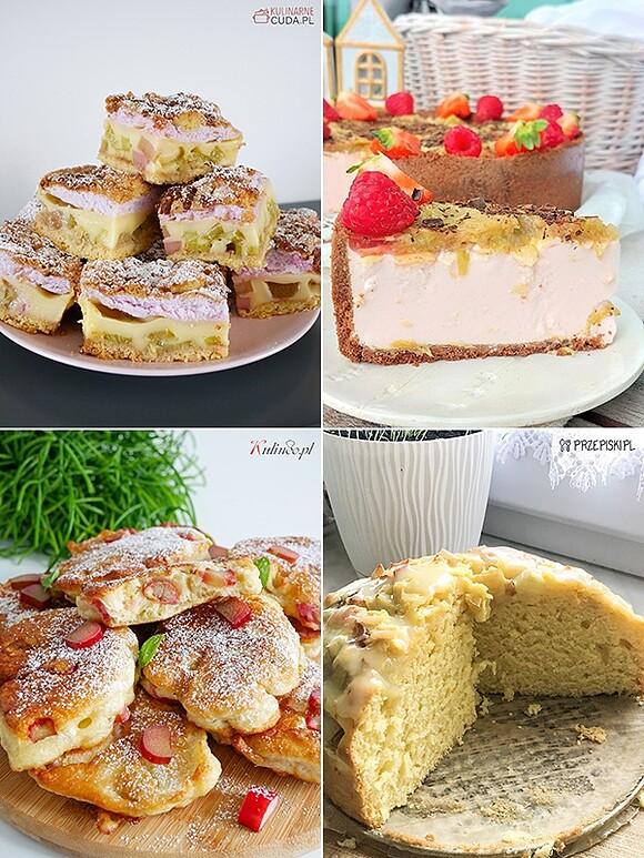 Ciasto kruche z rabarbarem
