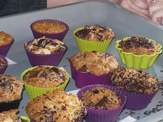 Muffinki waniliowe z cukrem demerara