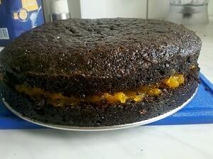 Tort czekoladowo-pomarańczowy