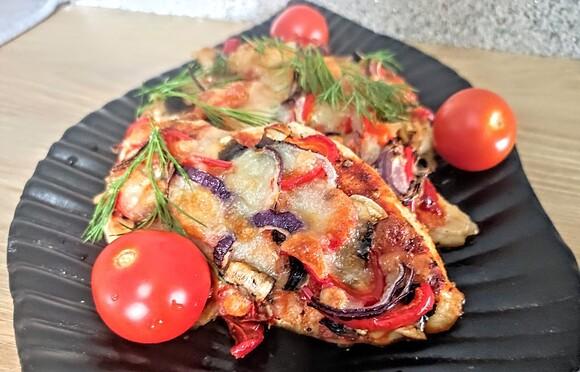 Kotlety drobiowe ala pizza