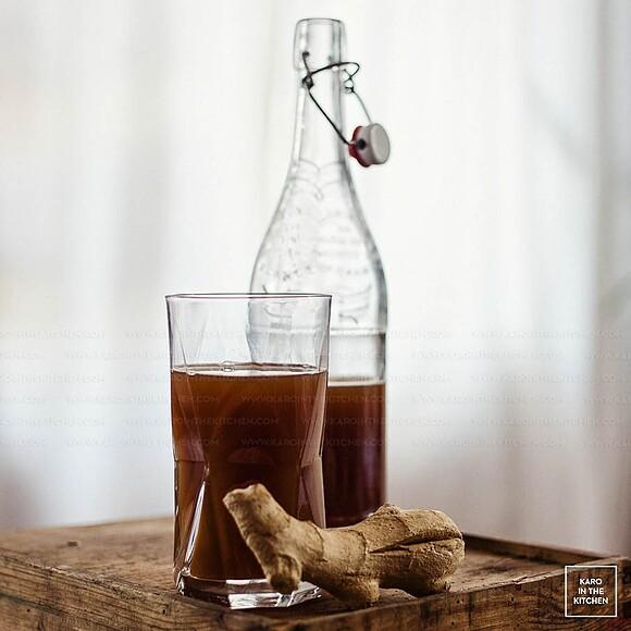 Piwo imbirowe z herbaty Earl Grey z alkoholem