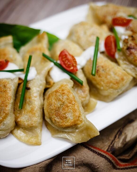 Wiosenne pierogi ruskie z młodych składników
