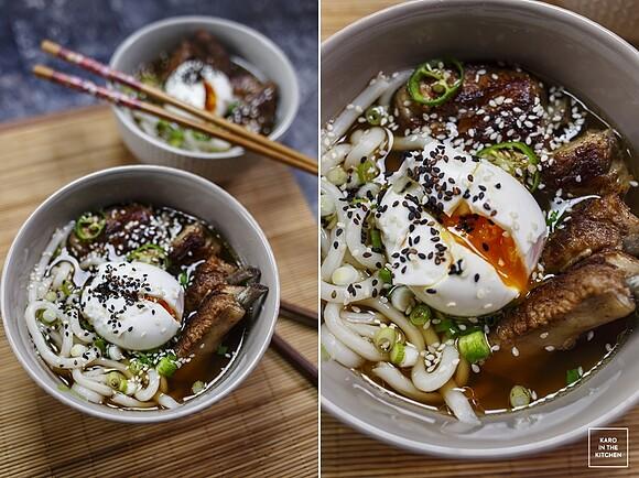 Ramen wieprzowy na żeberkach
