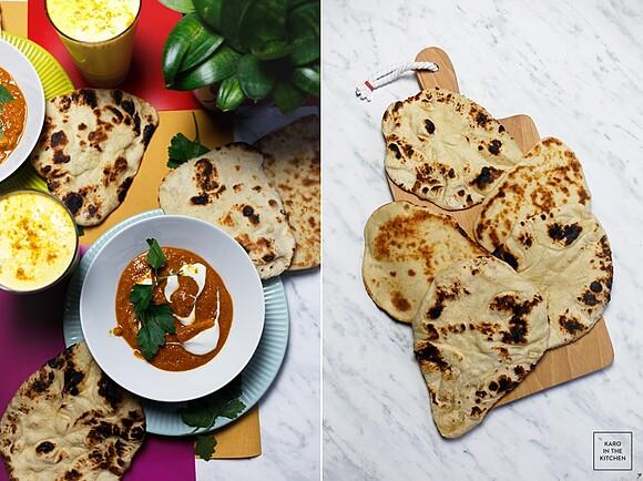 Indyjskie pieczywo naan