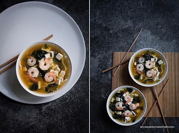 Japońska zupa miso-shiru z umami