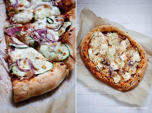 Ciasto chlebowe do pizzy z chrupiącą skorupką i puszystymi brzegami