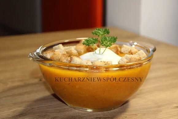 Zupa krem z dyni hokkaido