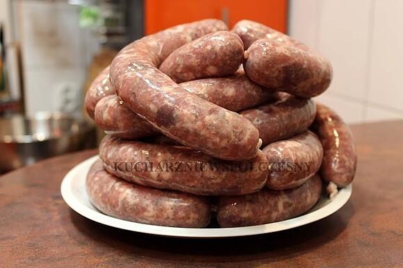 Kiełbasa biała z jelenia i sarny