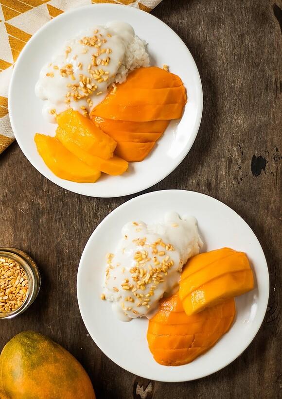 Mango z kleistym ryżem