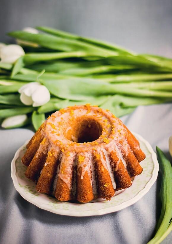 Bezglutenowa babka pomarańczowa